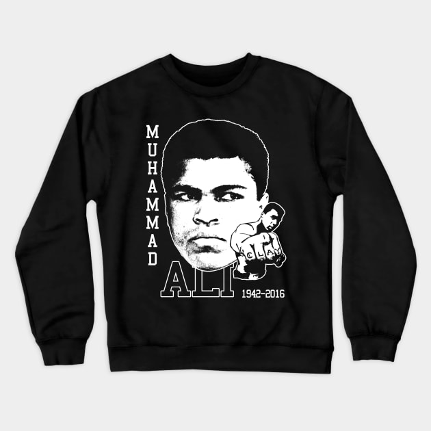 Sports Boxing Champion Legend Honorable Tribute Gift For Boxing Fans Crewneck Sweatshirt by BoggsNicolas